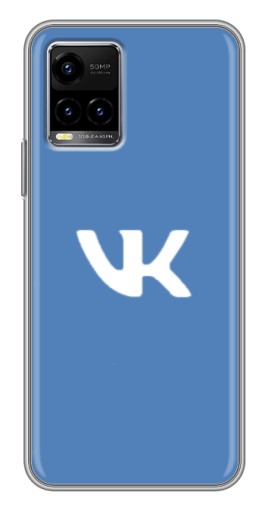 Чехол с картинкой "Лого ВК" для Vivo Y33s