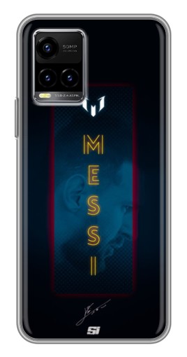 Силиконовый чехол с изображением "Логотип Месси" для Vivo Y33s