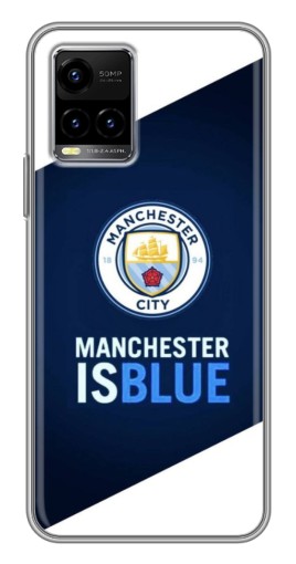 Чехол с принтом "Manchester is Blue" для Vivo Y33s