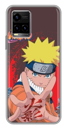Чехол с печатью "Naruto атакует" для Vivo Y33s