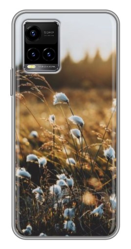 Чехол с печатью "Нежные полевые цветы" для Vivo Y33s