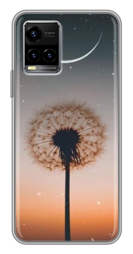 Силиконовый чехол с изображением "Ночной одуванчик" для Vivo Y33s