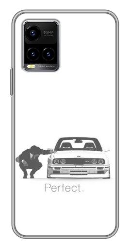 Силиконовый чехол с изображением "Perfect BMW" для Vivo Y33s