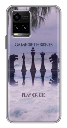 Чехол с печатью "Play or Die" для Vivo Y33s