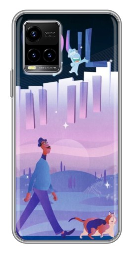 Чехол с печатью "Постер к мультику" для Vivo Y33s
