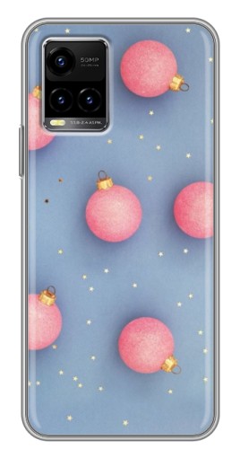 Чехол с печатью "Розовые шары" для Vivo Y33s