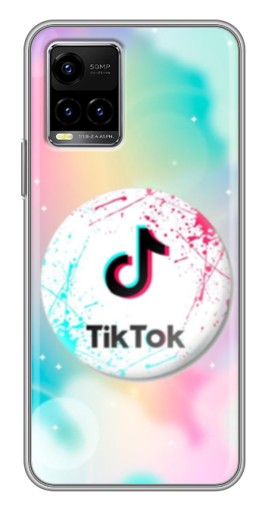 Чехол с принтом "TikTok принт" для Vivo Y33s