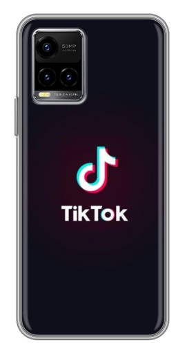 Чехол с печатью "TikTok темный" для Vivo Y33s