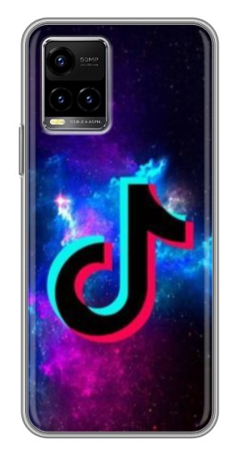 Чехол с картинкой "ТикТок в космосе" для Vivo Y33s