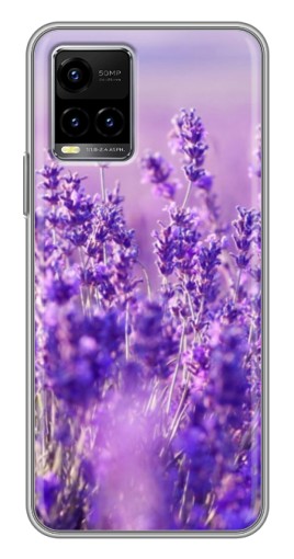Чехол с принтом "Яркая лаванда" для Vivo Y33s