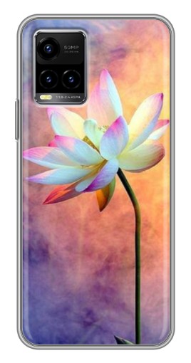 Силиконовый чехол с изображением "Яркая лилия " для Vivo Y33s