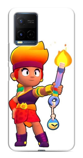 Чехол с принтом "Amber Бравл старс" для Vivo Y21 / Y21s