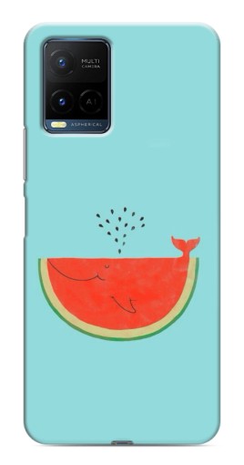 Чехол с принтом "Арбуз кит" для Vivo Y21 / Y21s