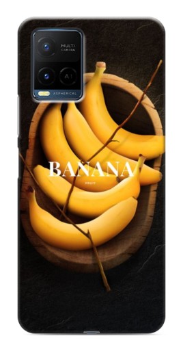 Силиконовый чехол с изображением "Banana" для Vivo Y21 / Y21s