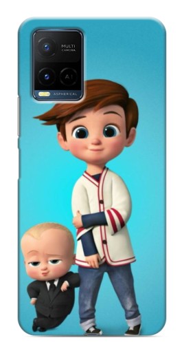 Чехол с печатью "Boss and Boy" для Vivo Y21 / Y21s
