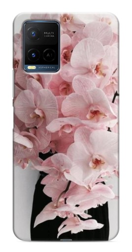 Силиконовый чехол с изображением "Букет орхидеи" для Vivo Y21 / Y21s