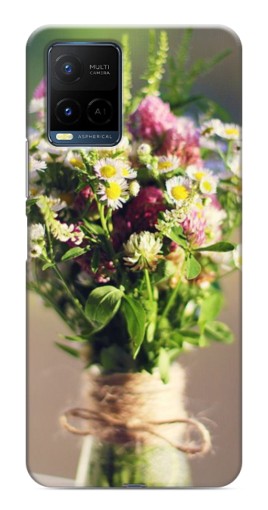 Чехол с принтом "Букет полевых цветов" для Vivo Y21 / Y21s