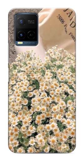 Чехол с принтом "Букет ромашек" для Vivo Y21 / Y21s