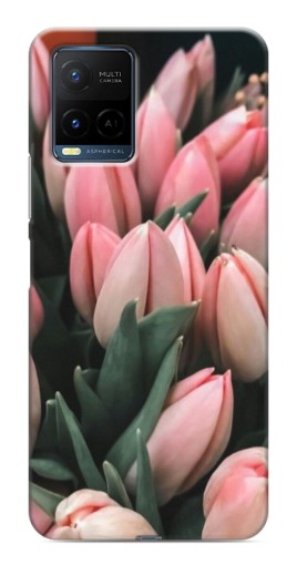Чехол с принтом "Букет тюльпанов" для Vivo Y21 / Y21s