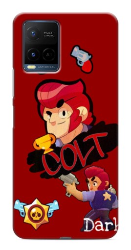 Чехол с печатью "Dark Colt" для Vivo Y21 / Y21s