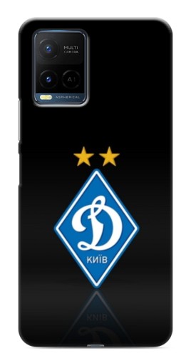 Силиконовый чехол с изображением "Динамо Киев логотип" для Vivo Y21 / Y21s