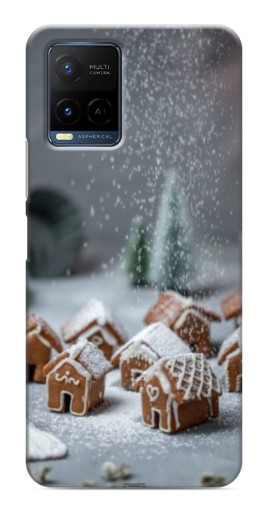 Чехол с принтом "Домики из пряников" для Vivo Y21 / Y21s