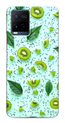 Чехол с картинкой "Фон киви" для Vivo Y21 / Y21s