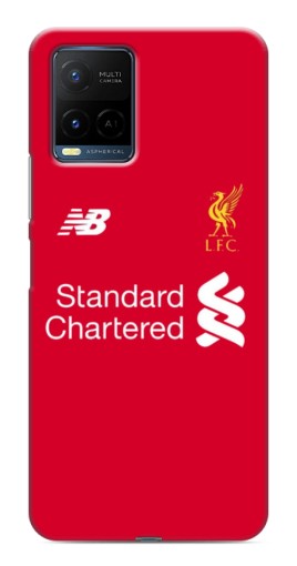 Чехол с принтом "Форма Liverpool" для Vivo Y21 / Y21s