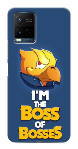 Чехол с печатью "Gold Boss" для Vivo Y21 / Y21s
