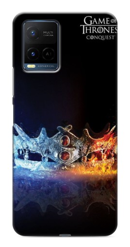 Чехол с картинкой "Корона" для Vivo Y21 / Y21s