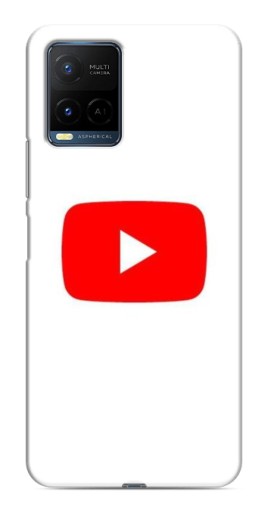 Чехол с печатью "Красная кнопка" для Vivo Y21 / Y21s