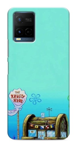 Чехол с картинкой "Krusty Krab" для Vivo Y21 / Y21s