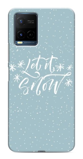 Чехол с печатью "Let it Snow" для Vivo Y21 / Y21s