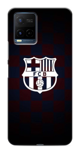 Силиконовый чехол с изображением "Лого FCB" для Vivo Y21 / Y21s
