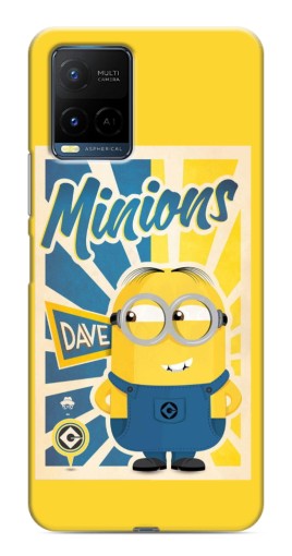 Силиконовый чехол с изображением "Minions" для Vivo Y21 / Y21s
