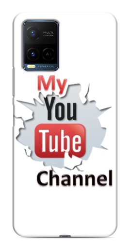 Чехол с принтом "My YouTube" для Vivo Y21 / Y21s