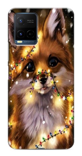 Чехол с печатью "Новогодний лесенок" для Vivo Y21 / Y21s
