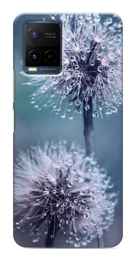 Чехол с печатью "Одуванчик с капельками" для Vivo Y21 / Y21s
