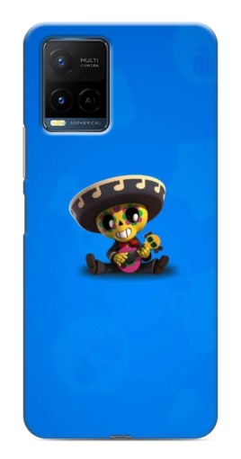 Чехол с картинкой "Poco с гитарой" для Vivo Y21 / Y21s