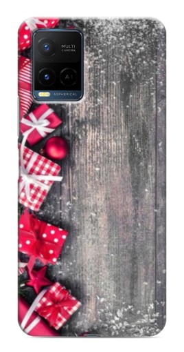 Чехол с печатью "Подарочный фон" для Vivo Y21 / Y21s