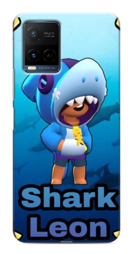 Силиконовый чехол с изображением "Shark Leon" для Vivo Y21 / Y21s