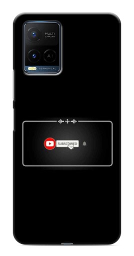 Чехол с печатью "subscribed" для Vivo Y21 / Y21s