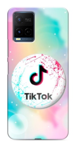 Чехол с картинкой "TikTok принт" для Vivo Y21 / Y21s