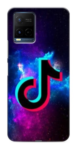 Чехол с печатью "ТикТок в космосе" для Vivo Y21 / Y21s