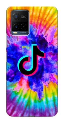 Силиконовый чехол с изображением "TikTok в красках" для Vivo Y21 / Y21s