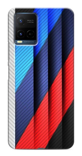 Чехол с печатью "Цвета лого БМВ" для Vivo Y21 / Y21s