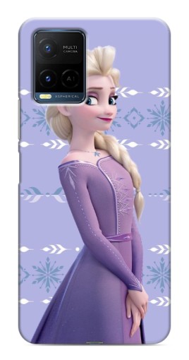 Чехол с печатью "Ельза" для Vivo Y21 / Y21s