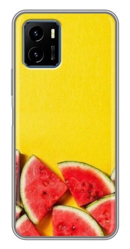 Чехол с картинкой "Арбузики на желтом" для Vivo Y15s