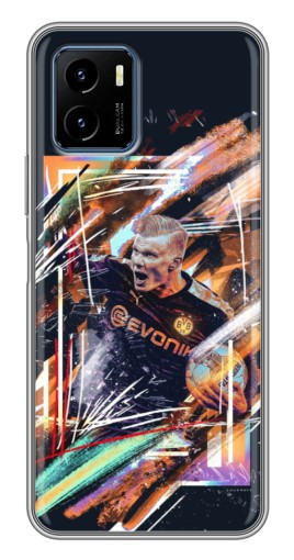 Чехол с картинкой "АРТ Haaland" для Vivo Y15s