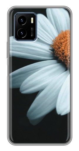 Силиконовый чехол с изображением "Белая ромашка" для Vivo Y15s